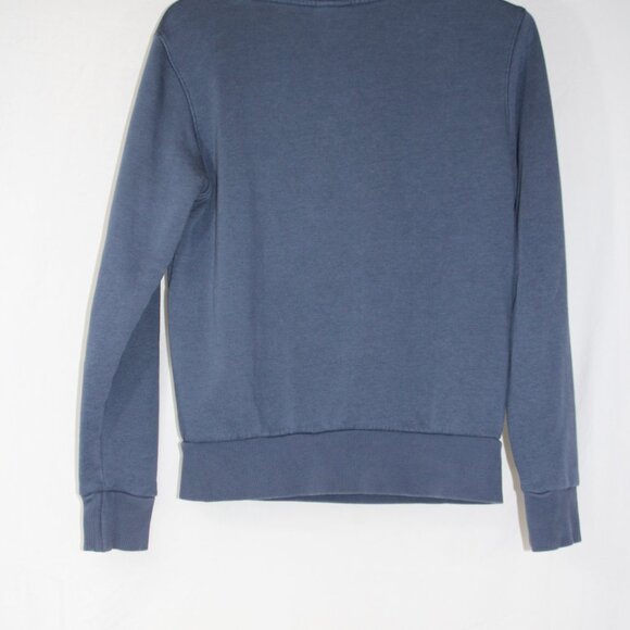 New Balance Women's Blue Grey Sweatshirt NB Logo Size Small - Picture 5 of 6